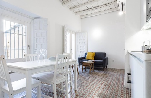 Santa Cruz Apartment | Modern and charming pied a terre in the centre of Seville, with communal terrace