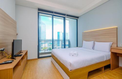 Mampang Prapatan Apartment | Modern and New 1BR across LRT Station Samara Suites Apartment By Travelio