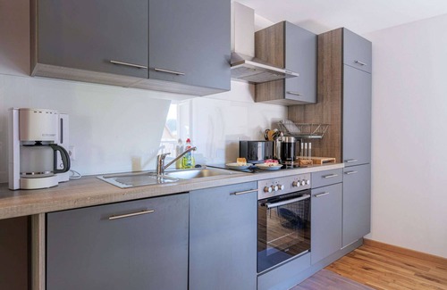 Dornstetten Apartment | Modern Apartment with lift up, for 4 pers, 1 bedroom, 1 couch, historical building