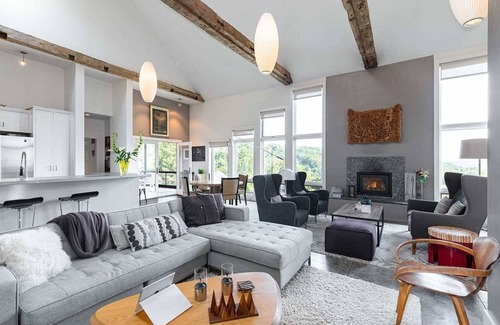 Millerton House | Modern Barn secluded in nature with Views for as far as the eye can see.