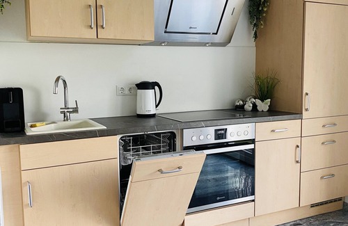 Sigmarszell Apartment | Modern, bright vacation apartment with a view of the wide landscape; parking space available