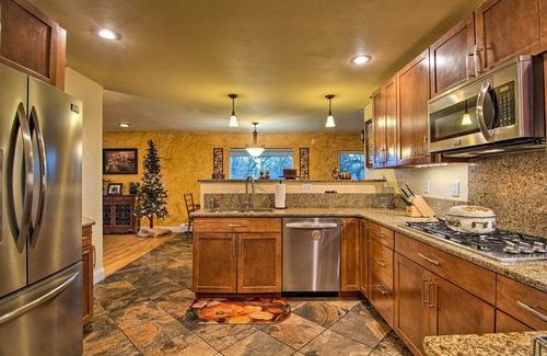 Creighton House | Modern Creekside Home: 9 Mi to Downtown Denver