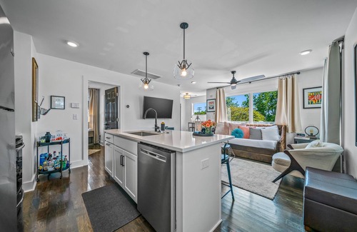 McFerrin Park Apartment | ππ Modern Downtown Retreat: Stylish 1BR Apt w Urban Charm β¨π