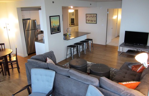 Downtown Seattle Apartment | Modern Downtown Unit at Harbor Steps with Stunning Panoramic Water Views!