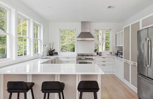East Hampton North House | Modern Family Friendly Hamptons Retreat with Heated Pool & Hot Tub