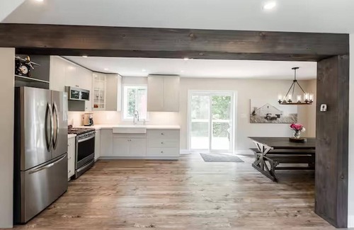 Malahide House | Modern Farmhouse Red Barn w/1 bedroom and a Scenic Forest and Country Setting