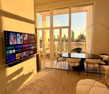 Gioia Apartment | Modern flat 16th floor - Terrace with skyline view