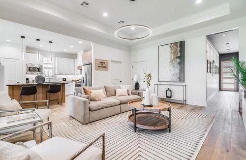 Youngsville House | Modern Game Room New King Bed Sports Complex Lux Family Friendly