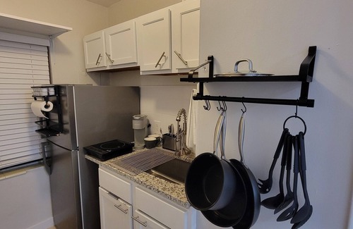 Mango Groves Apartment | Modern guest suite with adorable outdoor lounge!