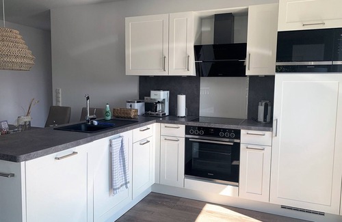 Schillig Apartment | Modern, high-quality vacation apartment, sauna, large balcony, close to the beach