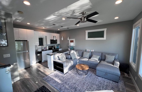 Turtle Lake House | Modern lakefront home. New dock with optional pontoon rental