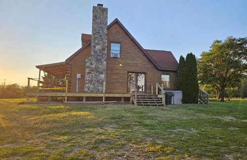Winchester House | Modern Log House First Level Primary