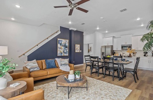 Arlington House | Modern Luxury+Walk to Globe Life | Rooftop Lounge