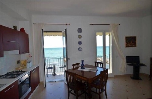 Imperia Apartment | Modern old building apartment with dream balcony directly at the sea