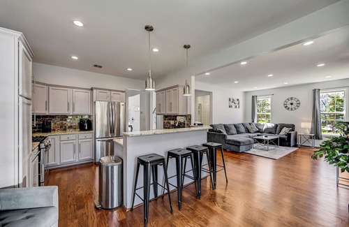 Pocono Summit House | Modern Pocono Home w/Game Room, Deck & Firepit, super close to Kalahari Resort