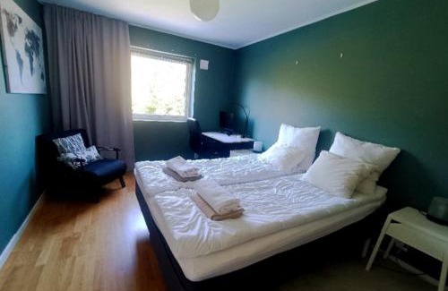 Floda Apartment | Modern, private & fully equipped for 3 & 2 children, near forest, with kitchen washer, pets friendly