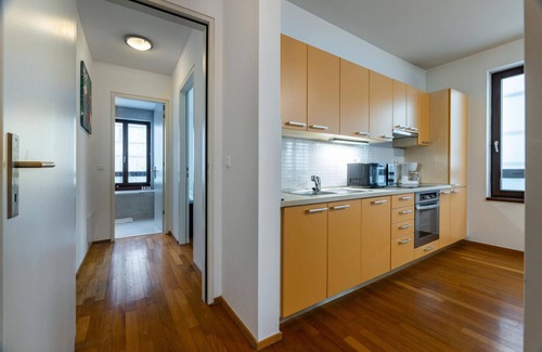 Karlin Apartment | Modern spacious flat with a terrace and a parking