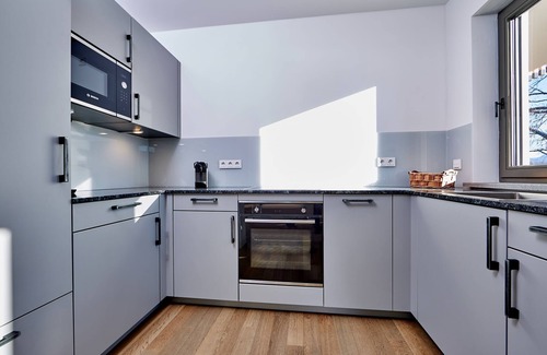 Murnau am Staffelsee Apartment | MODERN SUITE - 82sqm 1st floor - opt. 2 pers. - south-facing balcony, WLAN; NEW! SAUNA HOUSE!