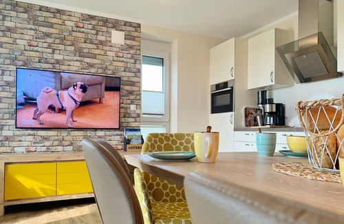 Wurster Nordseekuste Apartment | Modern vacation apartment directly on the North Sea dike