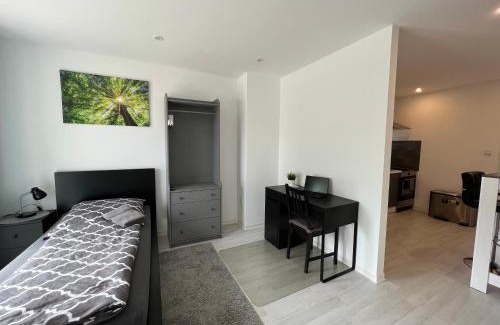 Ottersberg Apartment | Moderne und helle 1-Zimmer-Wohnung für Feriengäste, Monteure und beruflich Reisende LS15 Single