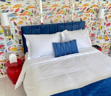 Curacao Apartment | Moringa Resort - Studio B with Pool, open Air Shared Shower Bath