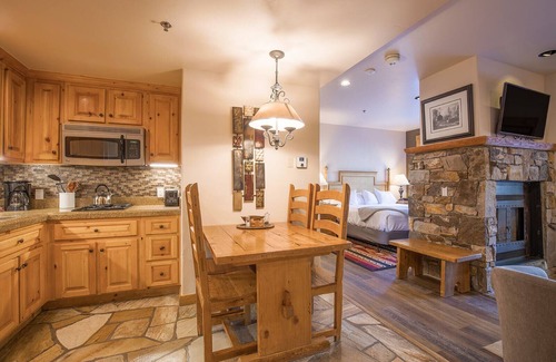 Mountain Village Condo | Mtn. Lodge Retreat: Ski IN/OUT, hot tub, fireplace