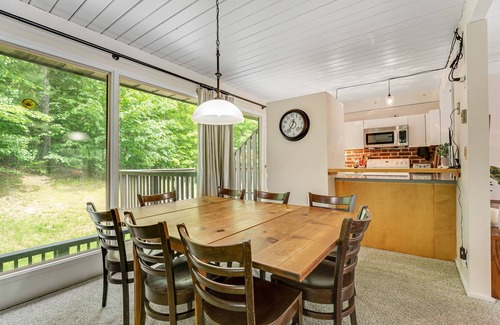 Warren House | Multi-Level Home w/Free WiFi, Washer/Dryer, Shared Pool, Gas Fireplace, and Deck
