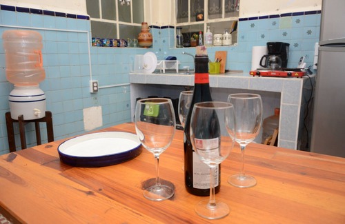San Miguel Chapultepec Apartment | Apartment on street level at a private walking passage in art gallery district