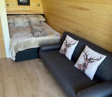 Acton Scott Ski Chalet | Mynd View Pods Cedar