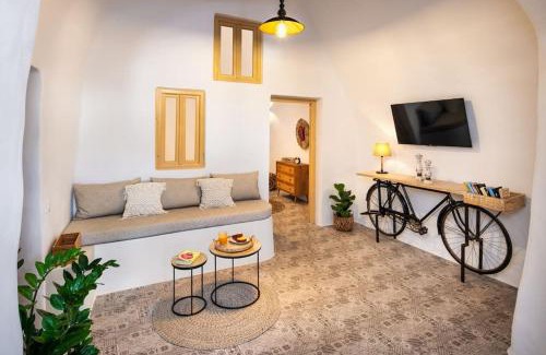 Messaria Villa | Mystagoge Retreat cave with an indoor pool and gym
