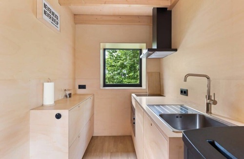Groede Cabin | Nature house with wood stove and view