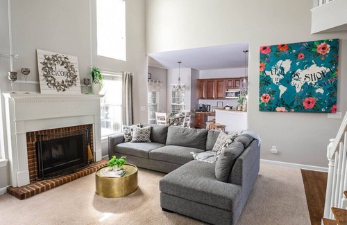 Charlotte House | Near Carowinds, Fire Pit,Unwind in Comfort & Charm