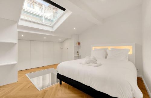 Patte d'Oie Apartment | Nero Marquina - Climatisé proche métro
