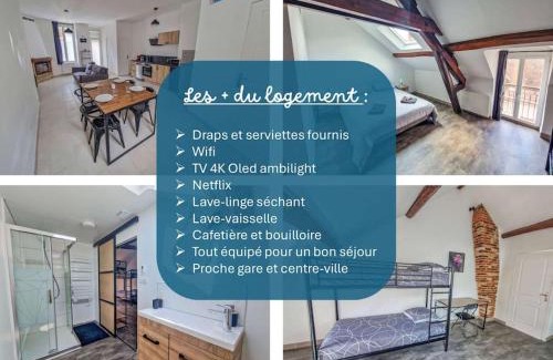 Montargis Apartment | NETFLIX and CHILL, Maison duplex
