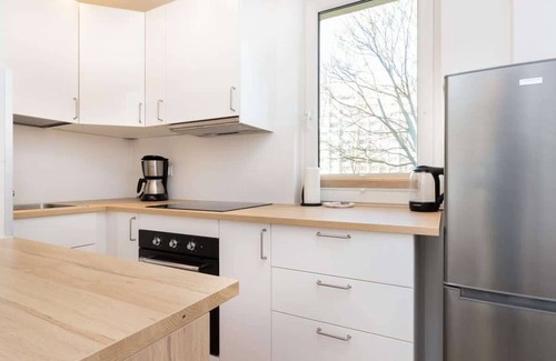 Przymorze Apartment | Nevada Bright | Apartment | Balcony | Gdańsk