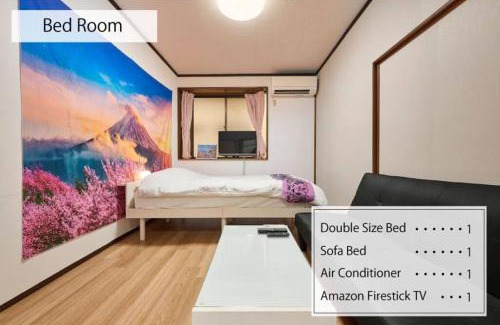 Megurohoncho Apartment | NEW!貸切アパート2DK44㎡ 駅2分渋谷駅電車15分 コンビニ公園5秒Dベッド3台高速WIFI