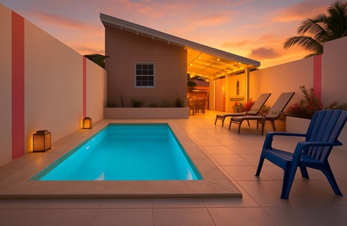 De Bruynewijk Villa | NEW 2 Bed2 Bath Tropical Villa.Ultimate Escape! Private Pool.Covered Patio & BBQ