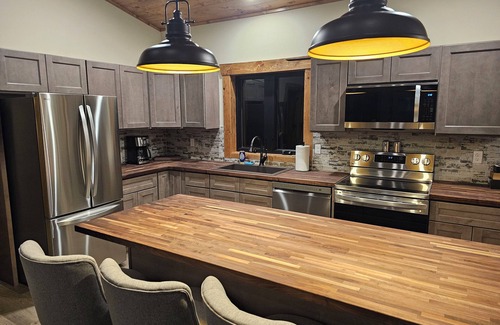 Emily Cabin | NEW 3-bedroom cabin in beautiful Emily, MN. Located right on the trails!