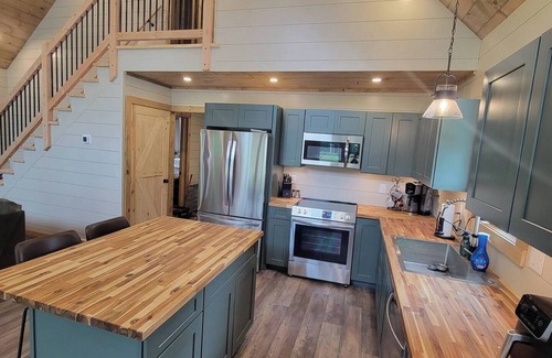 Remsen House | New ADK Cabin with gorgeous waterfront hangout on Kayuta Lake