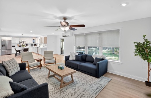 Gray House | NEW! Gray Woodland Escape | Golf, Pool & Cinema