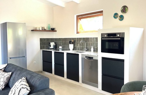 Santa Rosa Apartment | New home, Private pool, Tropical garden, BBQ & Air conditioning, Close to beach & town