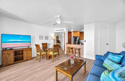 Honokowai Condo | NEW KBM Resorts | FREE CAR | Kaanapali Shores | 6th Floor Ocean View Suite | Steps to Pool & Beach! KS-616
