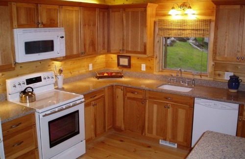 Wilmington Ski Chalet | New Lakefront Log Home