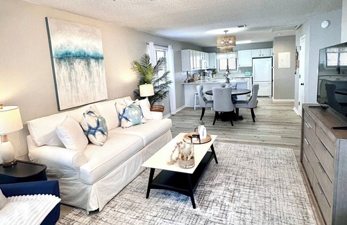Navarre Beach Condo | New Listing! Charming Condo with Stunning Water views! Dock, Pool