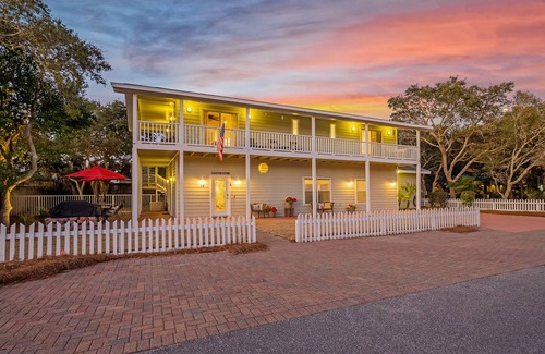 Frangista Beach House | ★ New Listing Discount! + Steps 2 Private Beach + Private Pool + Golf Cart Incl★