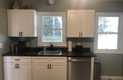 Bark River House | New Listing! Lake Michigan Beachfront for All Seasons