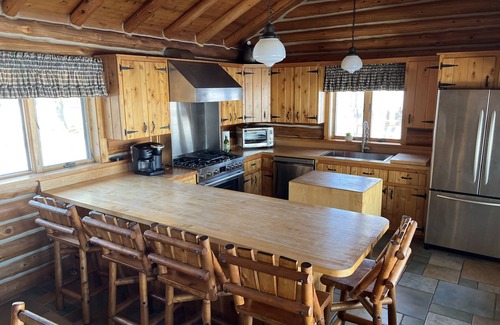 Hessel Cabin | NEW LISTING! WATERFRONT LAKE HURON w/covered dock. Close to Mackinac Island
