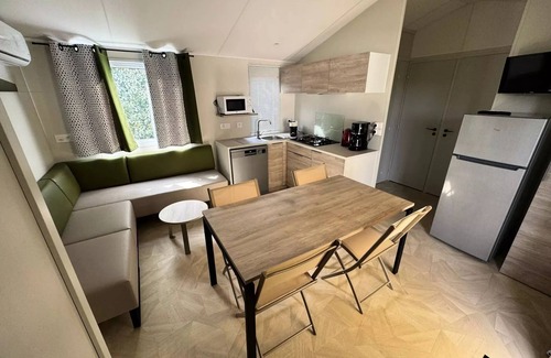 Laurac-en-Vivarais House | New Mobil-home Premium Tribu 40m2 (8p-4ch), Klettern, TV, Geschirrspüler, Plancha, Nespresso 2 bis 8 Personen - 2 Pers. in l