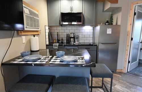Mancelona Condo | NEW Renovated Kitchen! Upscale throughout. 1 bedroom KING bed. sleeps 2 WIFI
