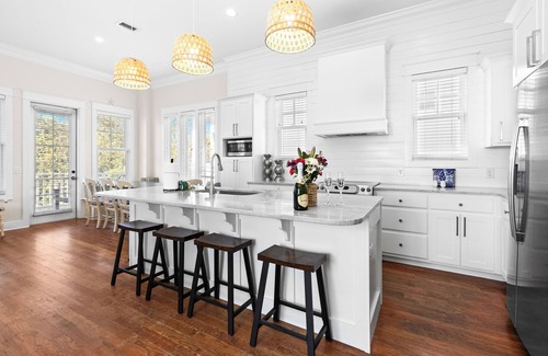 Inlet Beach House | NEW Spacious Home with Bikes, Private Beach Access and Community Pool